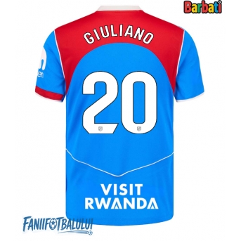 Atletico Madrid Giuliano Simeone #20 Tricou Fotbal Replică 2025-26 Barbati Treilea